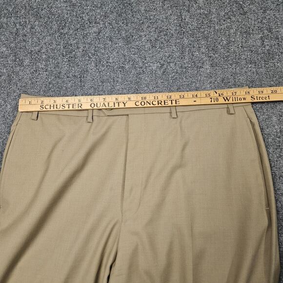 Lauren Ralph Lauren Dress Pants Men 36x34 Khaki‎ Total Comfort Classic Fit - Picture 4 of 6